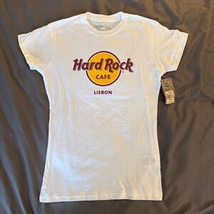 Hard Rock Cafe Lisbon White T-Shirt
